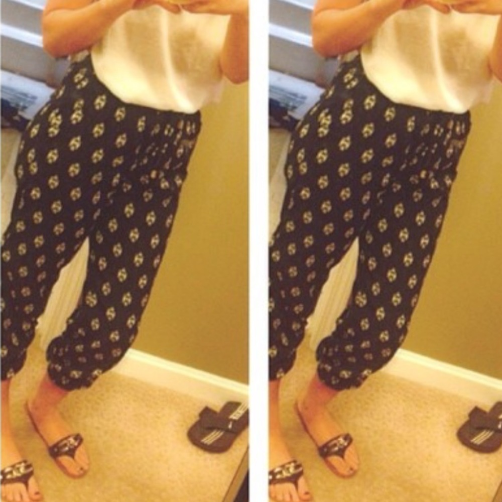 Two pairs of capris